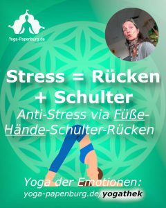 Anti-Stress-Yoga via Hände, Füsse, Rücken, Schulter