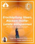 Wonne-20230309 Yoga bei Erschöpfung mit Unterbauch-Massage - für unteren Rücken Hüfte und Leiste - macht weich