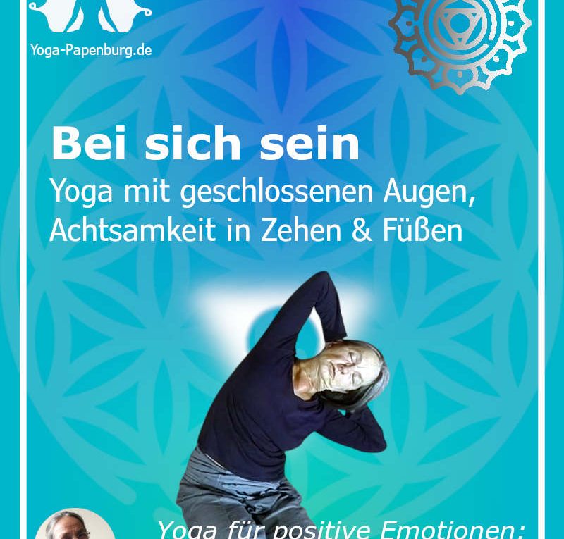 Rücken-20240730 Bei sich sein Yoga mit geschlossenen Augen in Mondgruss & Asanas - Gleichgewicht mit Zehen halten ( hypnotisch )