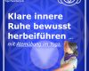 Wonne-20240904 Klare innere Ruhe bewusst herbeiführen - Meditative Yogastunde für Anfänger