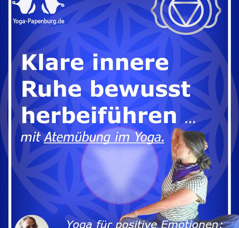 Wonne-20240904 Klare innere Ruhe bewusst herbeiführen - Meditative Yogastunde für Anfänger